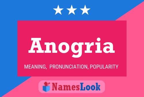 ملصق اسم Anogria