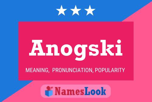 ملصق اسم Anogski