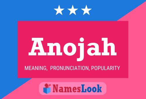 ملصق اسم Anojah