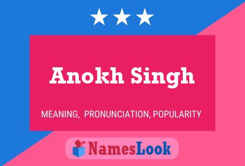 ملصق اسم Anokh Singh