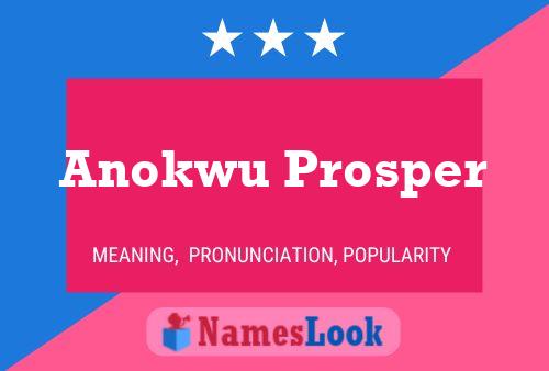 ملصق اسم Anokwu Prosper