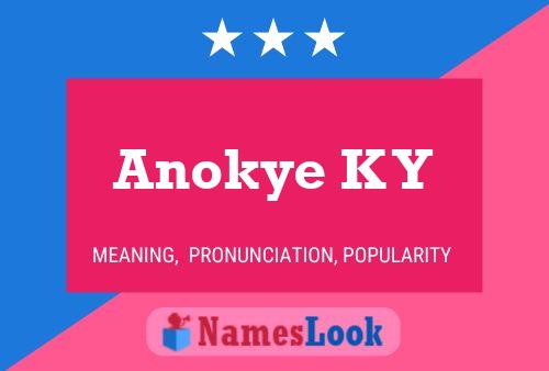 ملصق اسم Anokye K Y