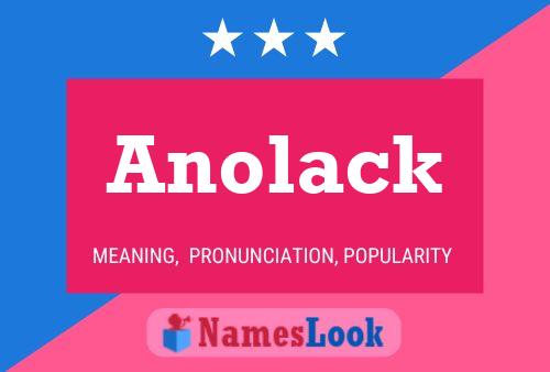 ملصق اسم Anolack