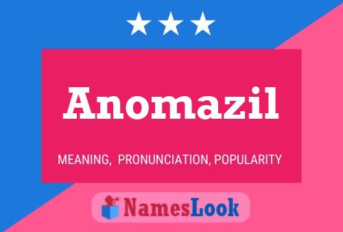 ملصق اسم Anomazil