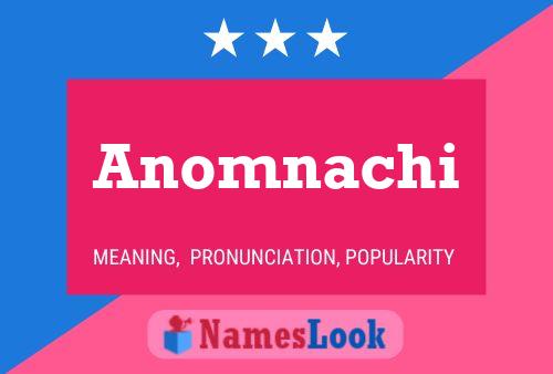 ملصق اسم Anomnachi