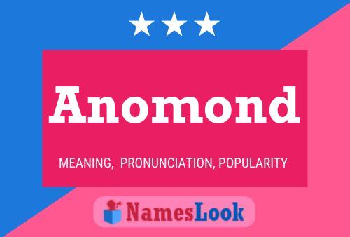 ملصق اسم Anomond