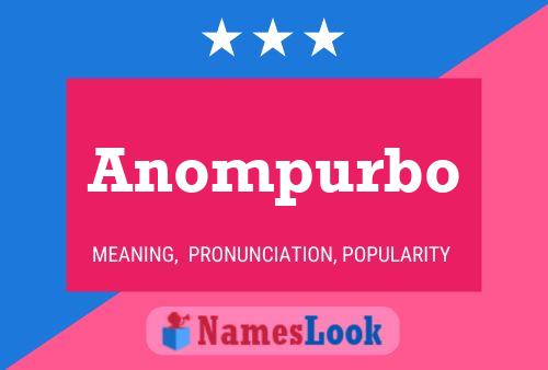 ملصق اسم Anompurbo