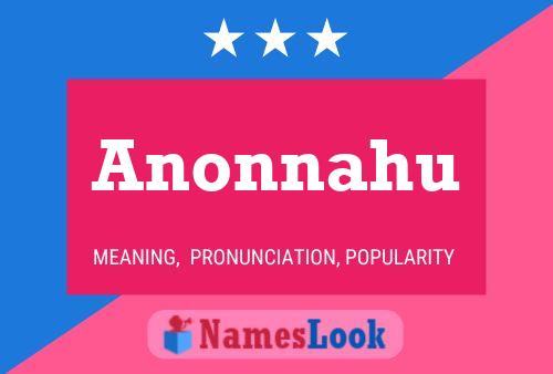 ملصق اسم Anonnahu