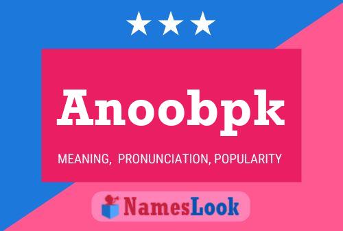 ملصق اسم Anoobpk