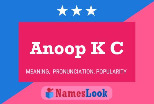 ملصق اسم Anoop K C