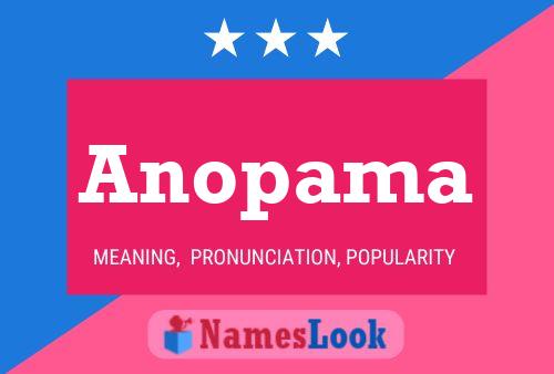 ملصق اسم Anopama