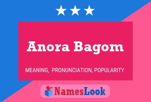 ملصق اسم Anora Bagom