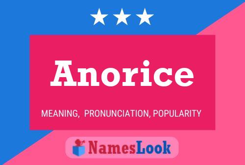 ملصق اسم Anorice