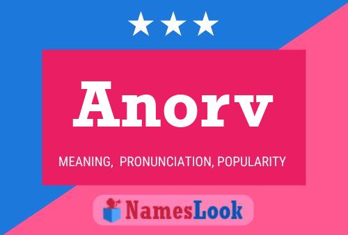 ملصق اسم Anorv