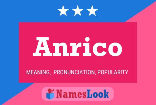 ملصق اسم Anrico