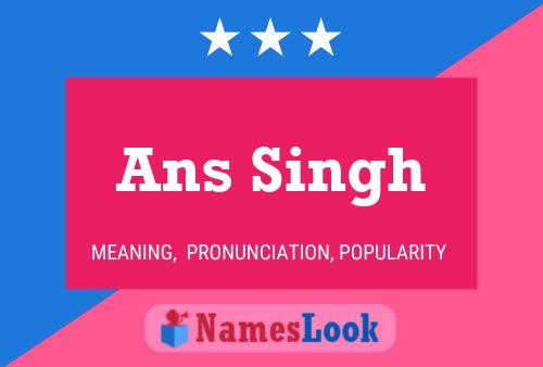 ملصق اسم Ans Singh