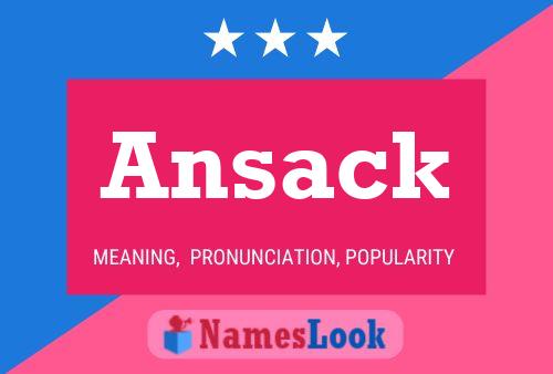 ملصق اسم Ansack