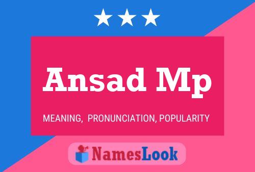 ملصق اسم Ansad Mp