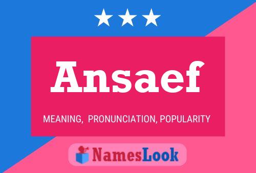 ملصق اسم Ansaef