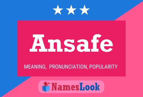 ملصق اسم Ansafe