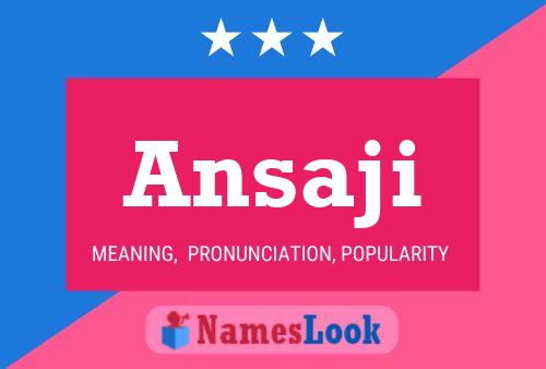 ملصق اسم Ansaji