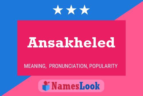 ملصق اسم Ansakheled