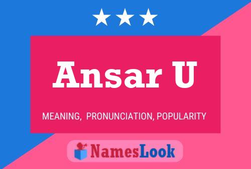 ملصق اسم Ansar U