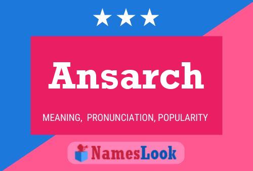 ملصق اسم Ansarch