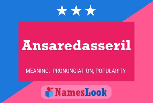 ملصق اسم Ansaredasseril