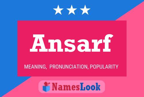 ملصق اسم Ansarf