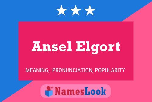 ملصق اسم Ansel Elgort