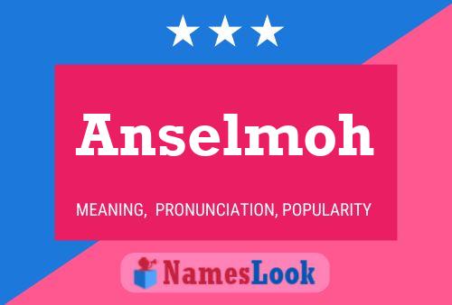 ملصق اسم Anselmoh