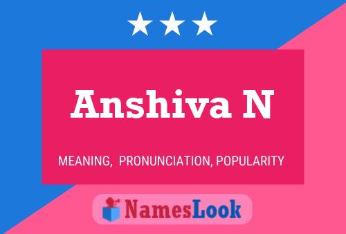 ملصق اسم Anshiva N