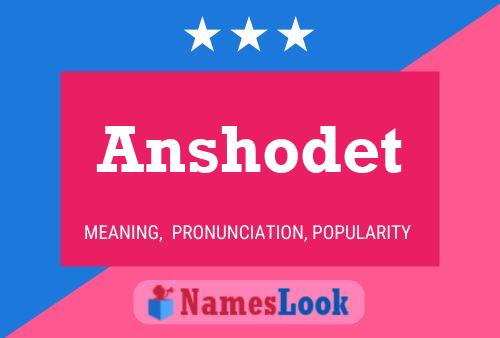 ملصق اسم Anshodet