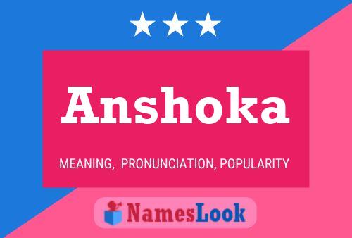 ملصق اسم Anshoka