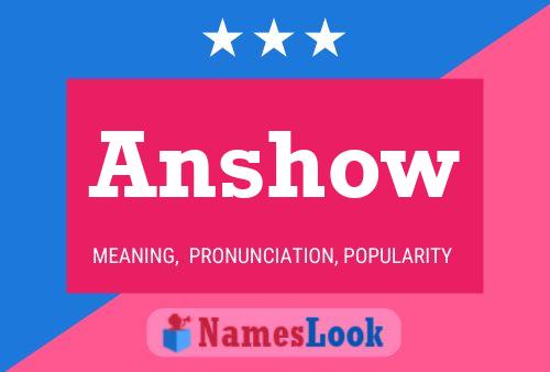 ملصق اسم Anshow