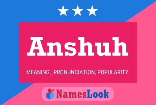 ملصق اسم Anshuh