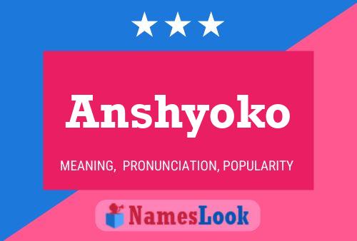 ملصق اسم Anshyoko