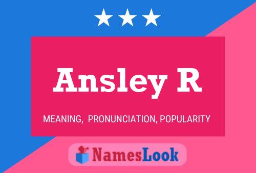 ملصق اسم Ansley R