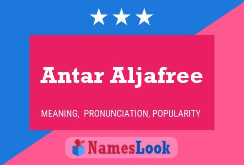 ملصق اسم Antar Aljafree