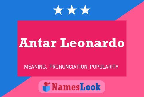 ملصق اسم Antar Leonardo