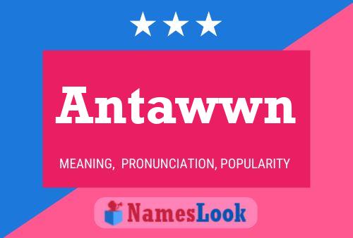 ملصق اسم Antawwn