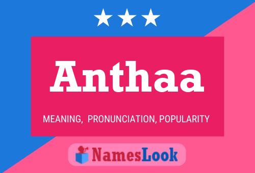 ملصق اسم Anthaa