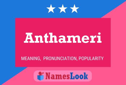 ملصق اسم Anthameri