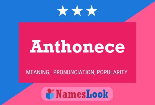 ملصق اسم Anthonece