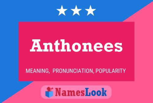 ملصق اسم Anthonees