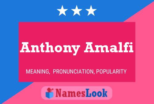 ملصق اسم Anthony Amalfi