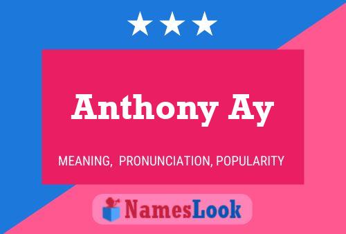 ملصق اسم Anthony Ay