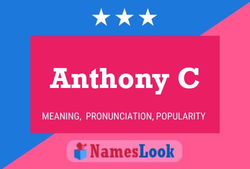 ملصق اسم Anthony C