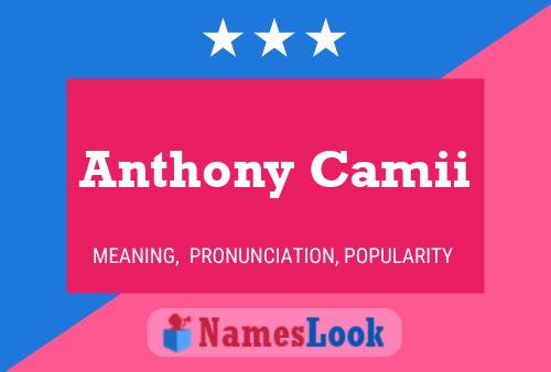 ملصق اسم Anthony Camii